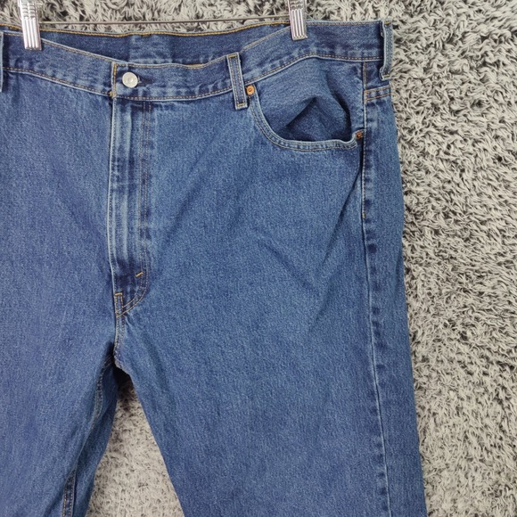 Levi's Mens 90s Normcore 550 Relaxed Fit Jeans 48x32 Blue Medium Wash Denim - Picture 9 of 16